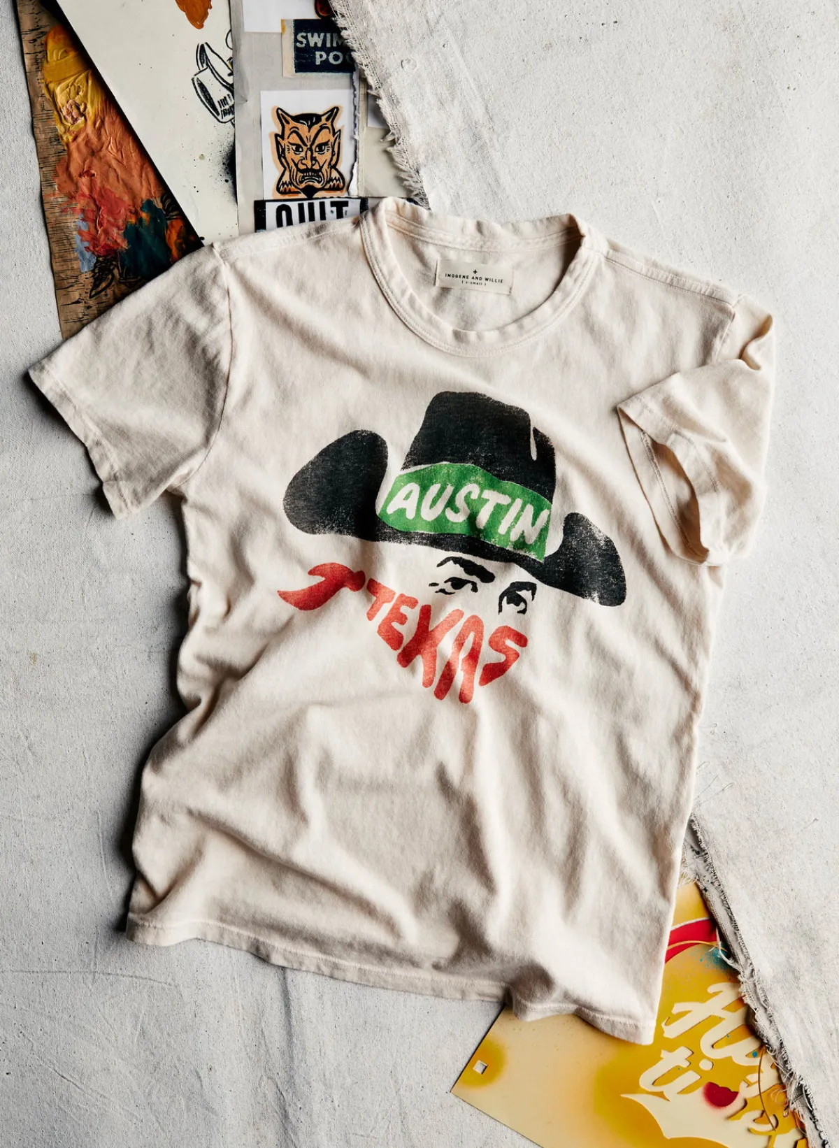 Women Imogene + Willie the "bandit" tee