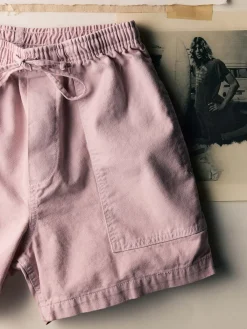 Imogene + Willie the canvas lounge short in pink stone