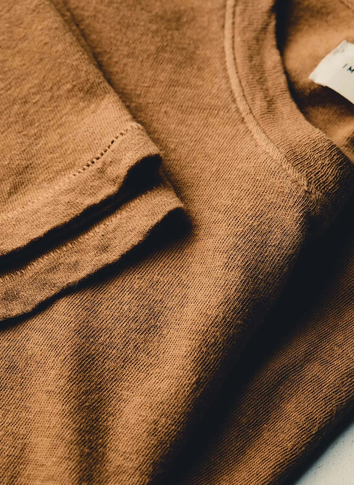 Women Imogene + Willie the cotton hemp tee in field brown