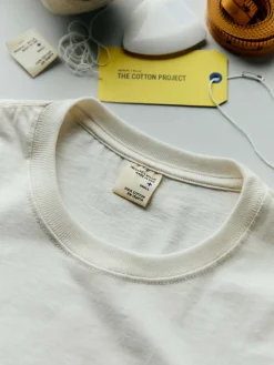 Women Imogene + Willie the cotton project tee in vintage white