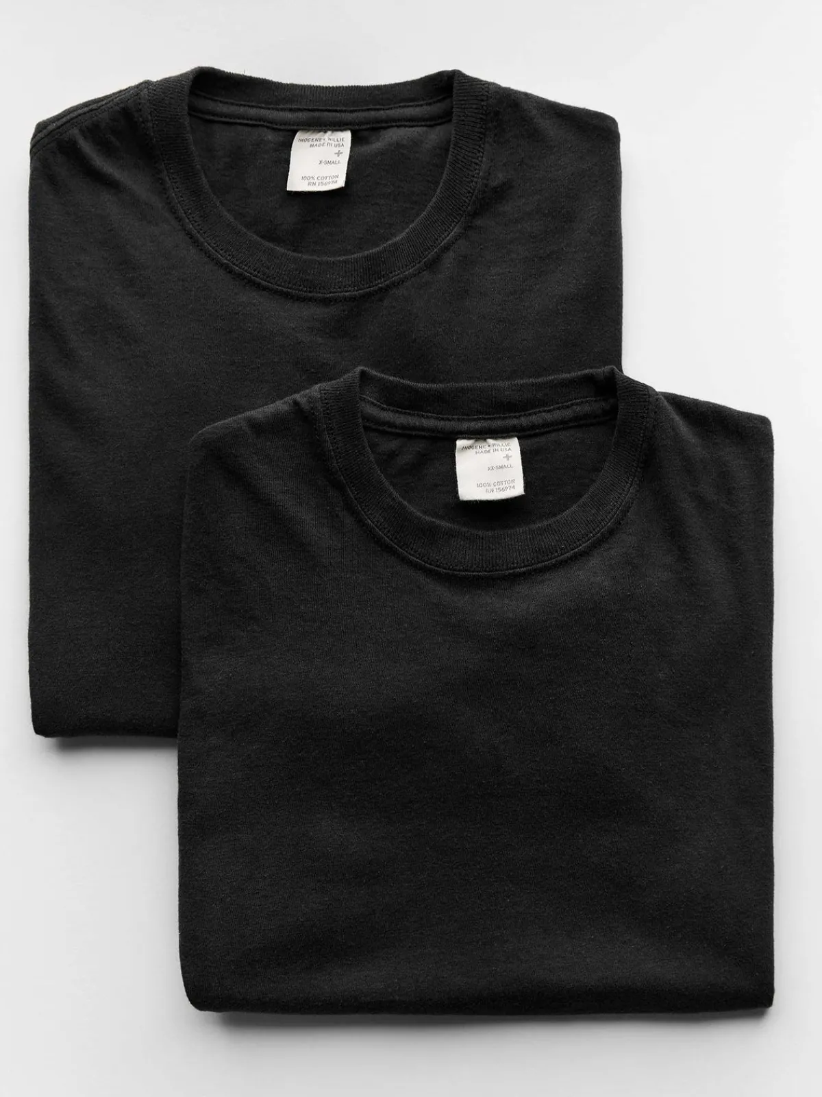 Women Imogene + Willie the cotton project tee in faded black (2-pack)
