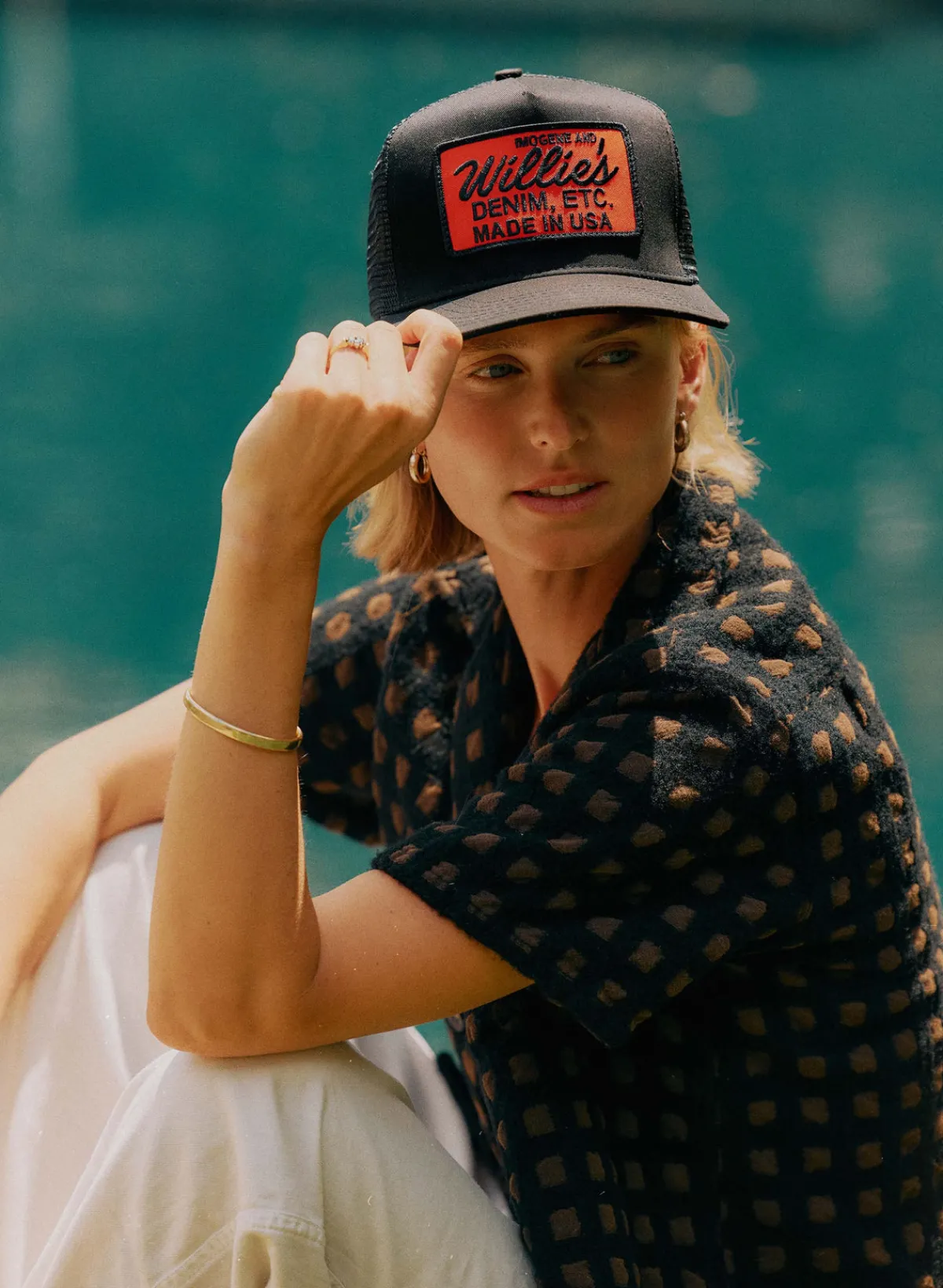 Women Imogene + Willie the "denim etc" trucker in black