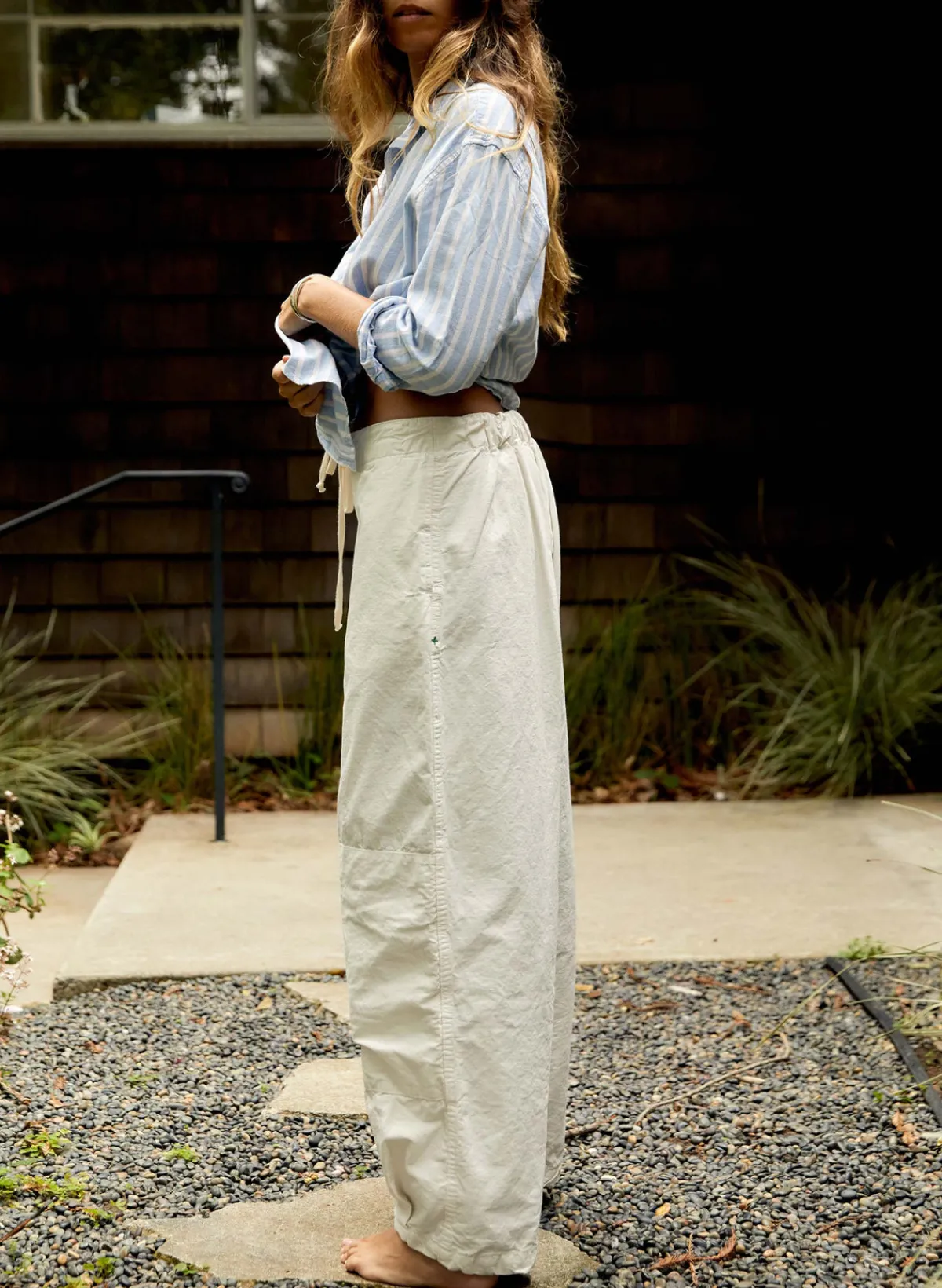 Women Imogene + Willie the flight pant in white ripstop