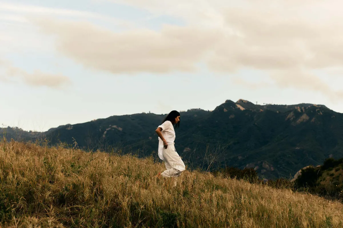 Women Imogene + Willie the flight pant in white ripstop