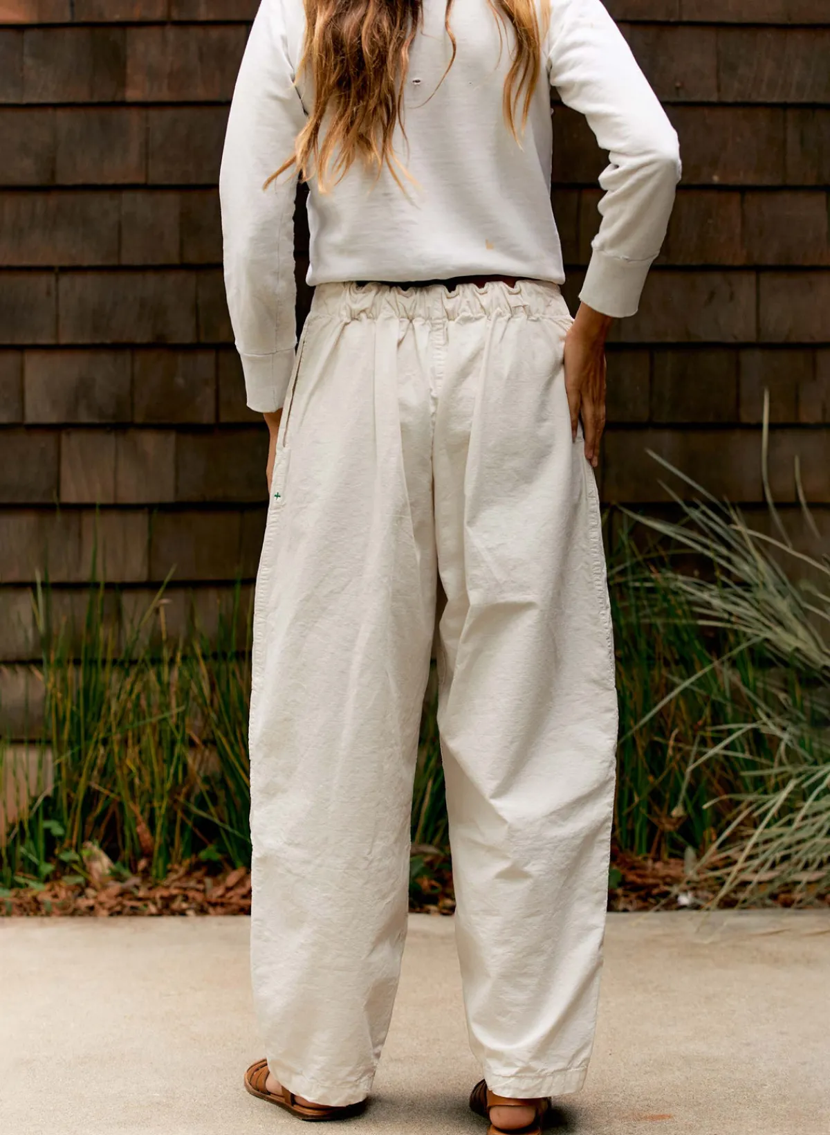 Women Imogene + Willie the flight pant in white ripstop