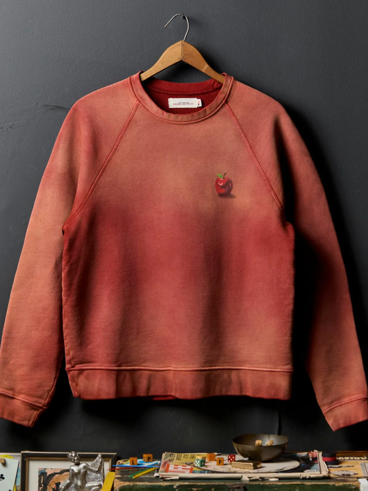 Women Imogene + Willie the "forbidden fruit" raglan crew