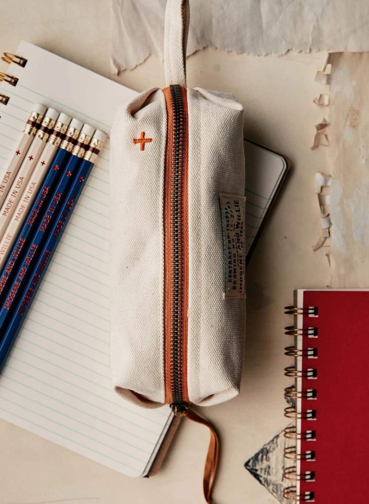Women Imogene + Willie the i+w pencil bag in natural
