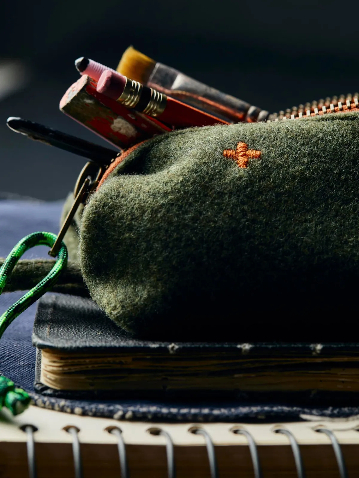 Women Imogene + Willie the i+w pencil bag in wool