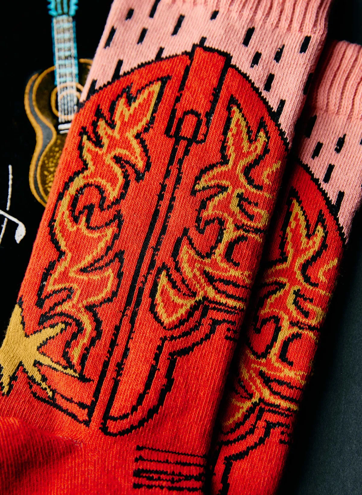 Imogene + Willie the i+w x opry "boot" sock in red