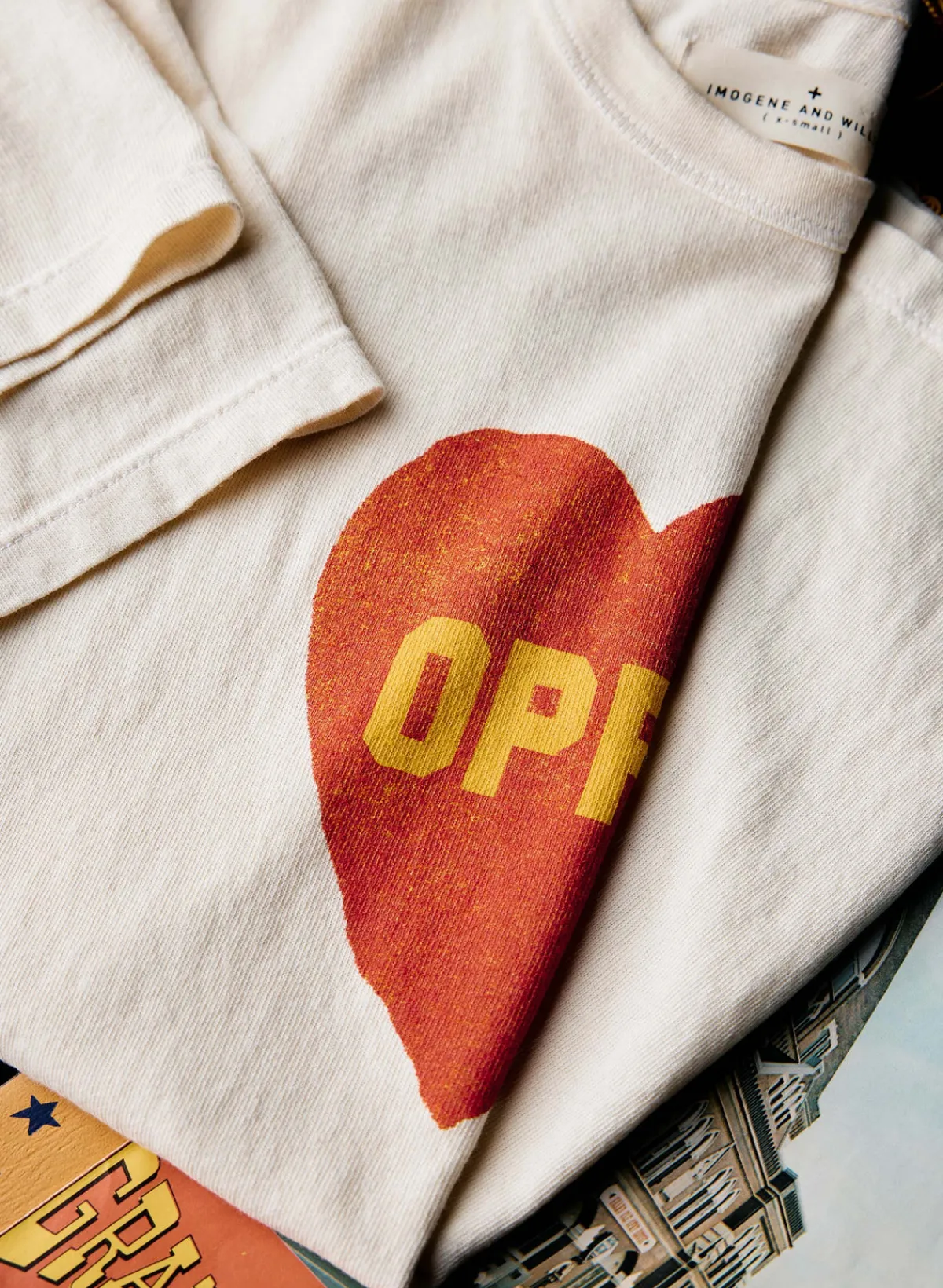 Women Imogene + Willie the i+w x opry "heart" tee