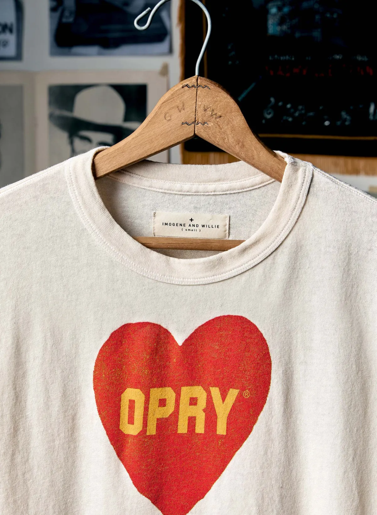 Women Imogene + Willie the i+w x opry "heart" tee