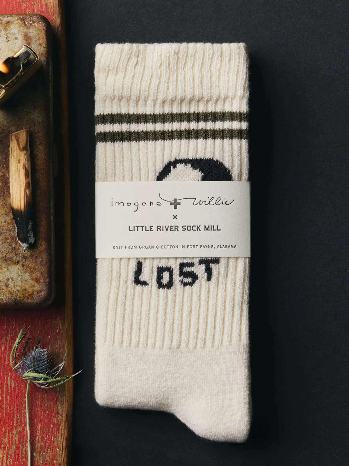 Women Imogene + Willie the "lost" sock
