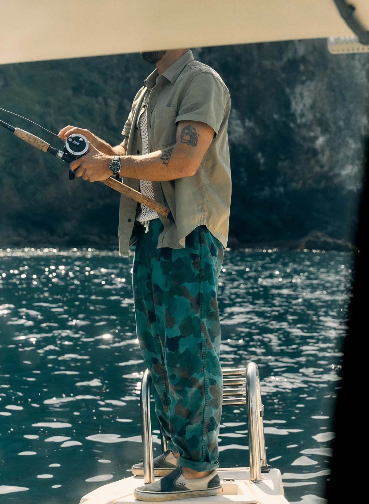 Imogene + Willie the lounge pant in painted camo