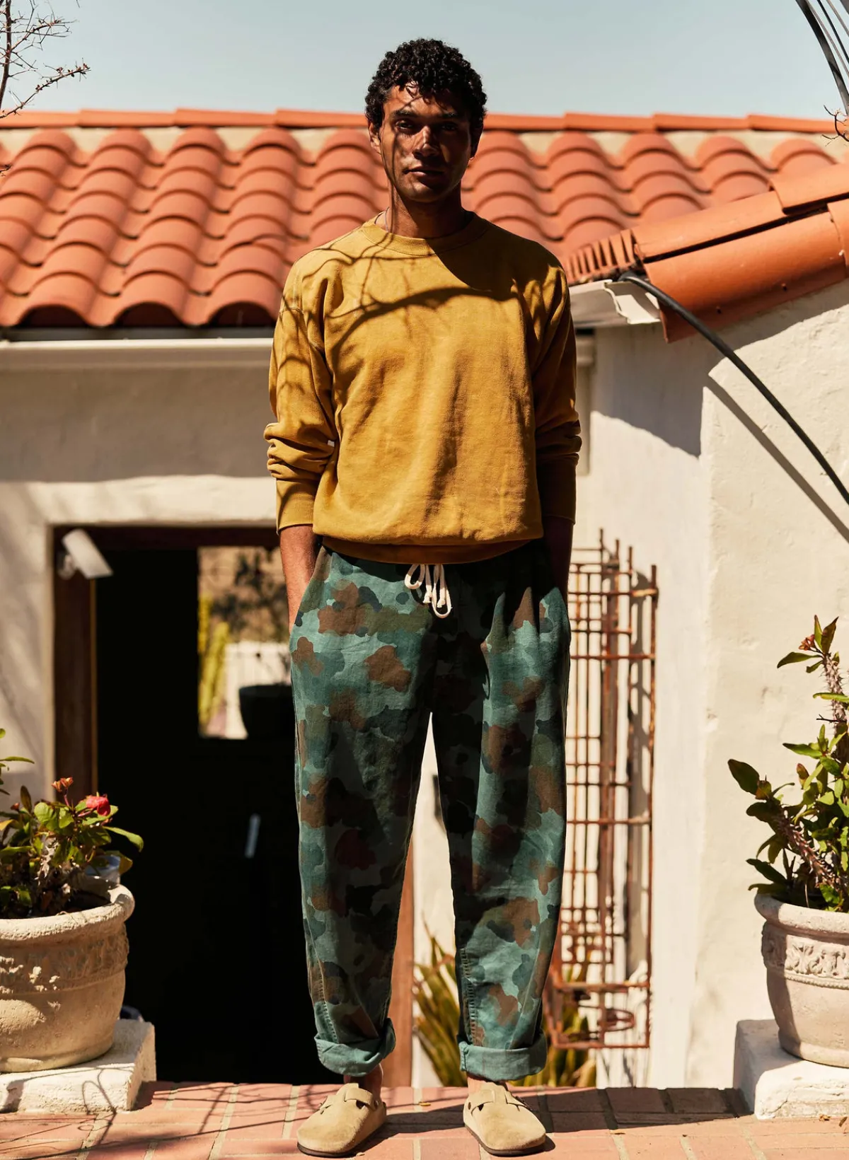 Imogene + Willie the lounge pant in painted camo