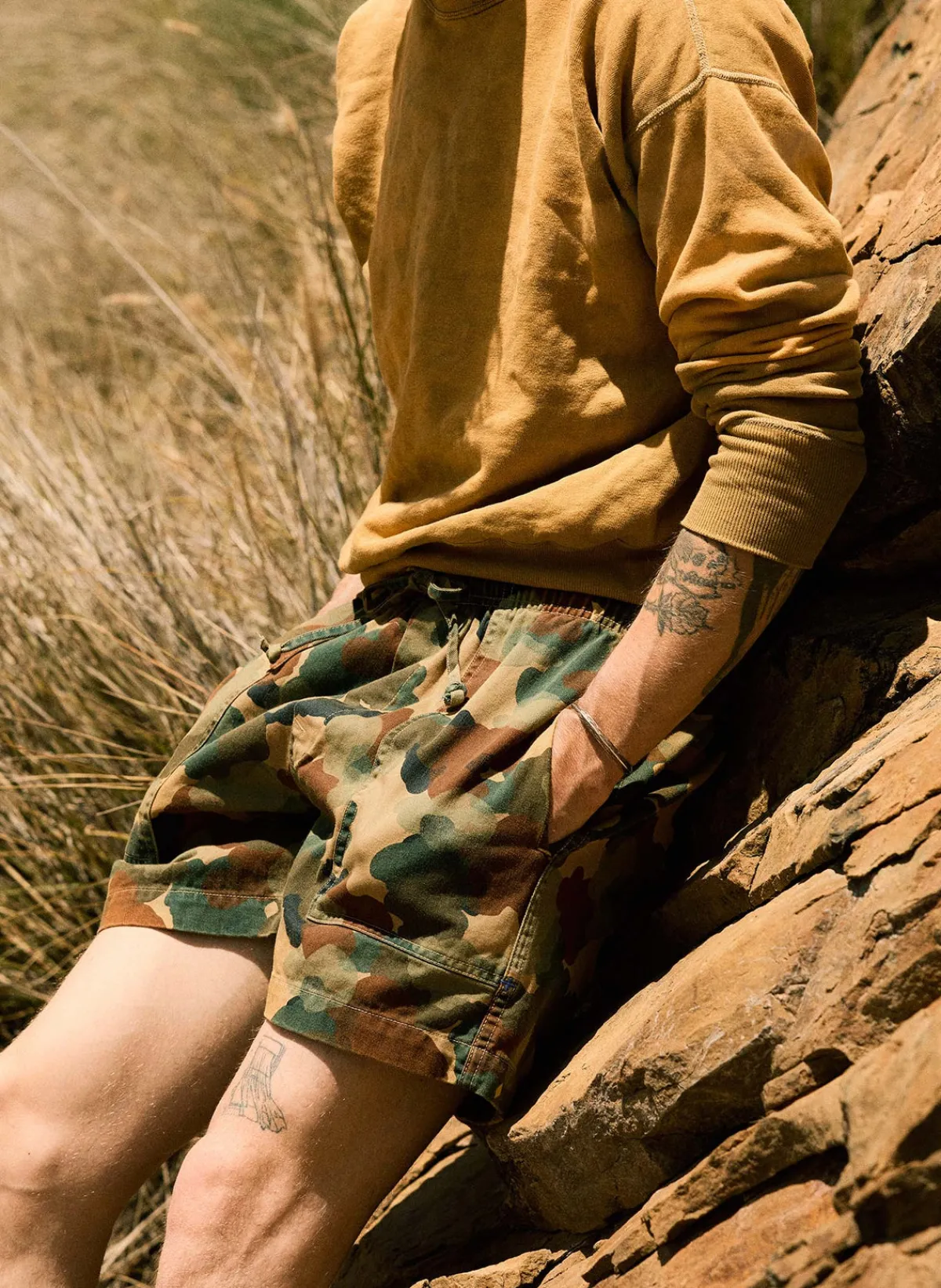 Imogene + Willie the lounge short in camo