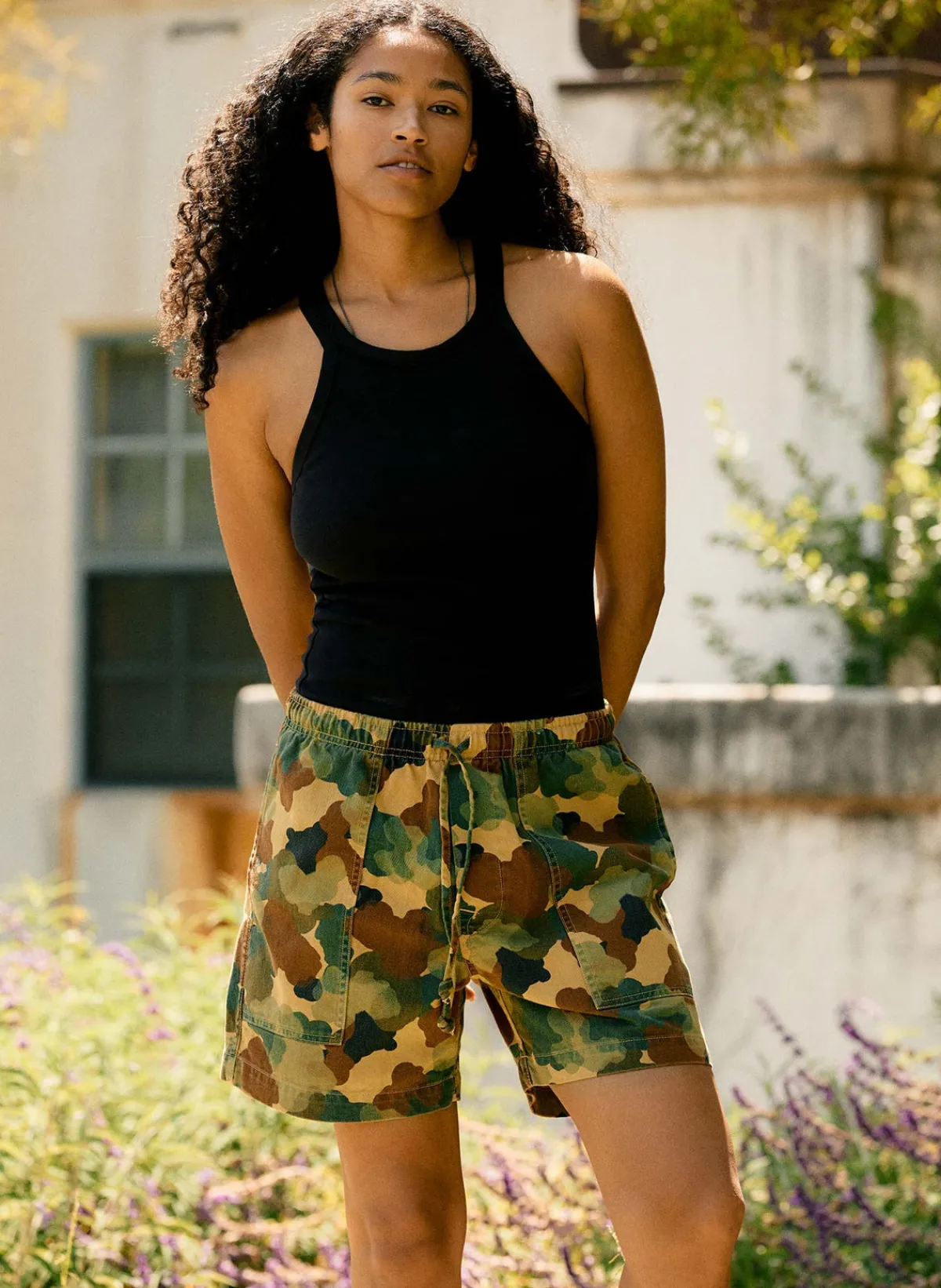 Women Imogene + Willie the lounge short in camo