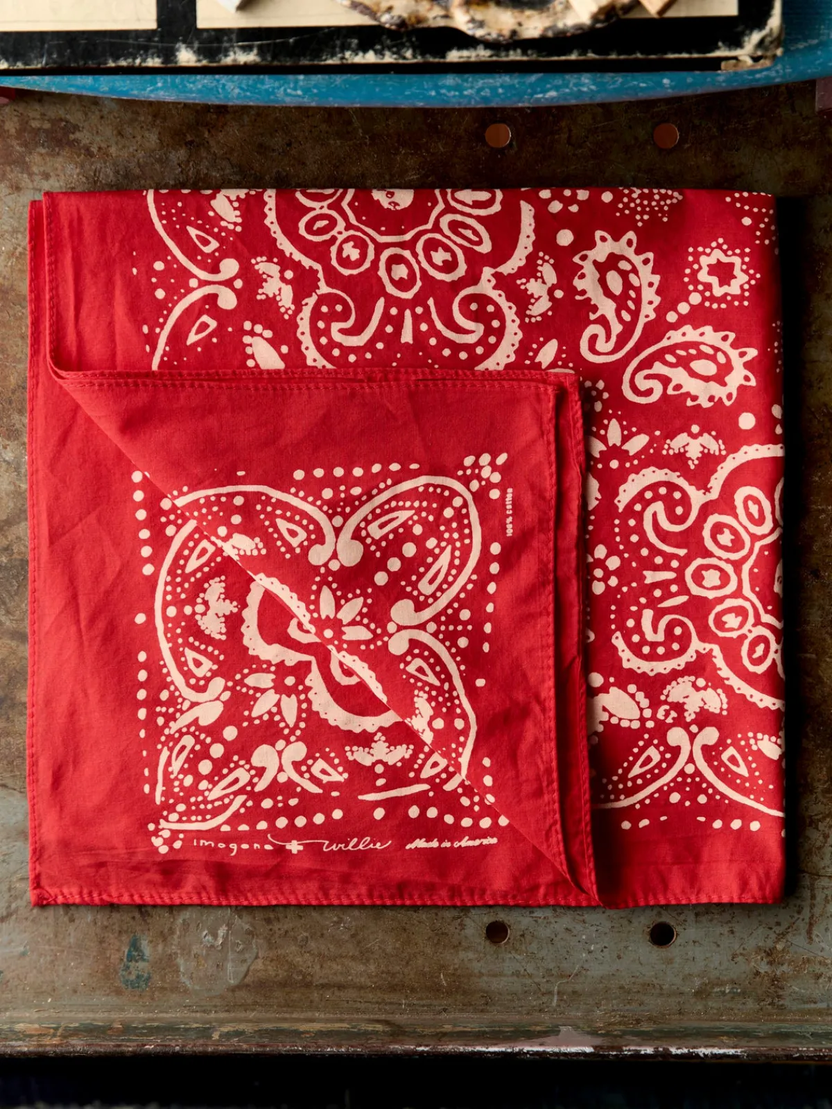 Women Imogene + Willie the "muerta" bandana