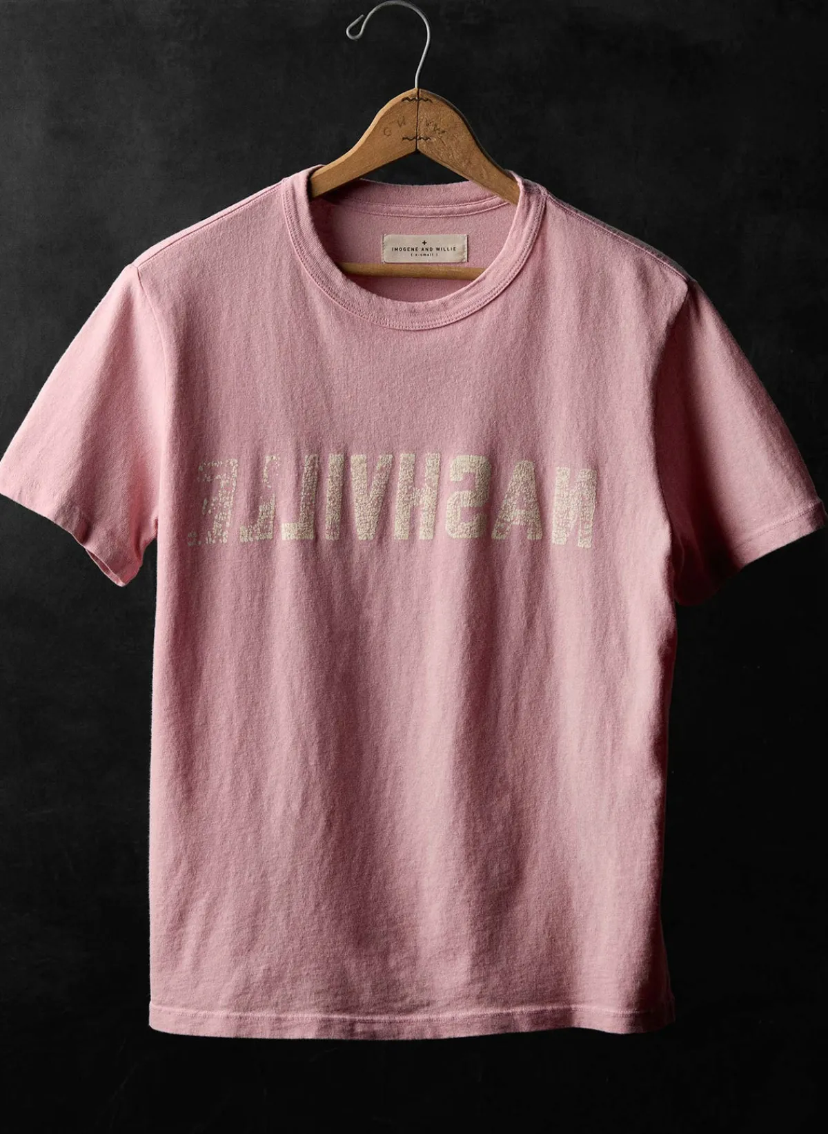 Women Imogene + Willie the "nashville" tee in pink