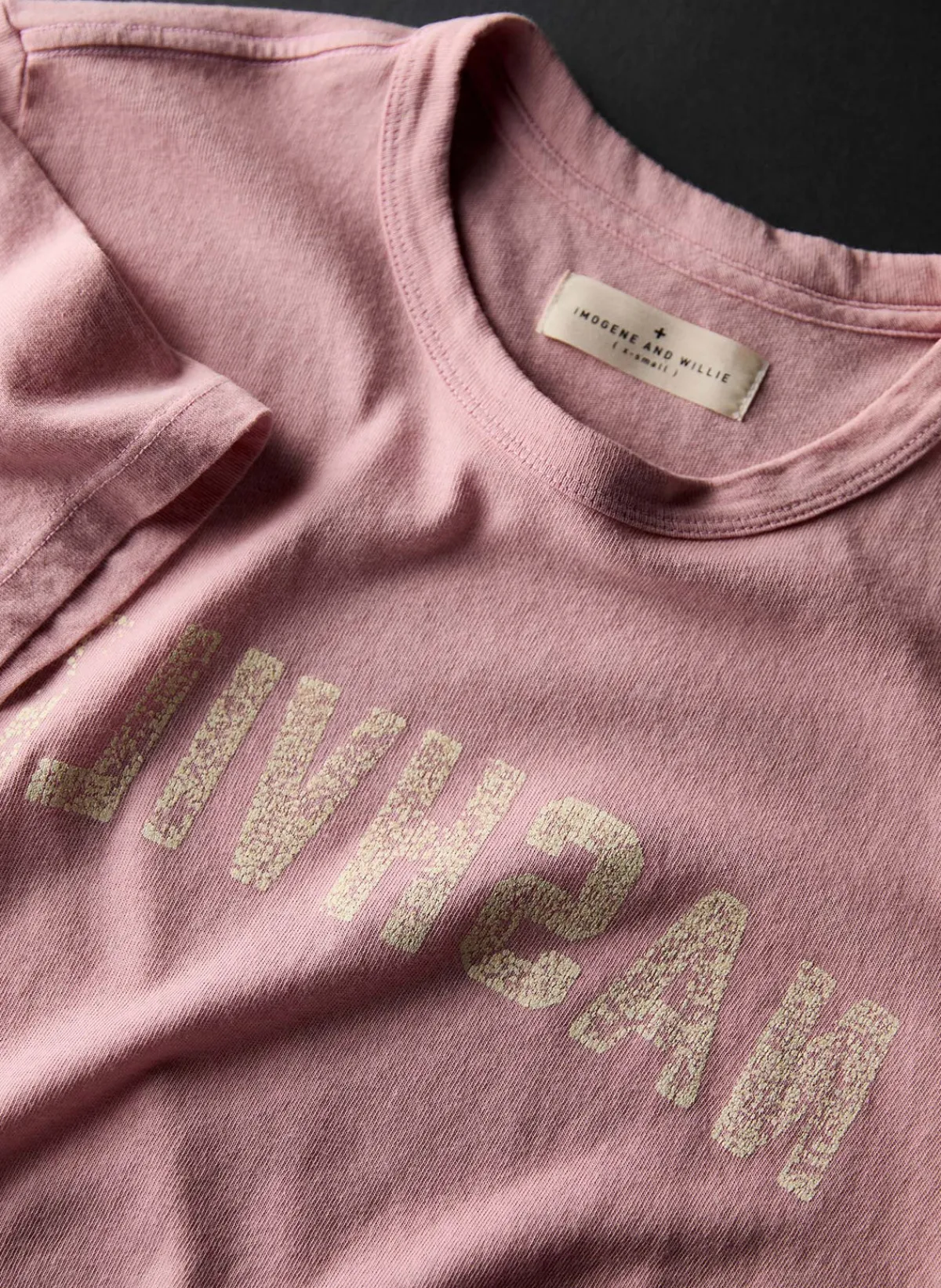Women Imogene + Willie the "nashville" tee in pink
