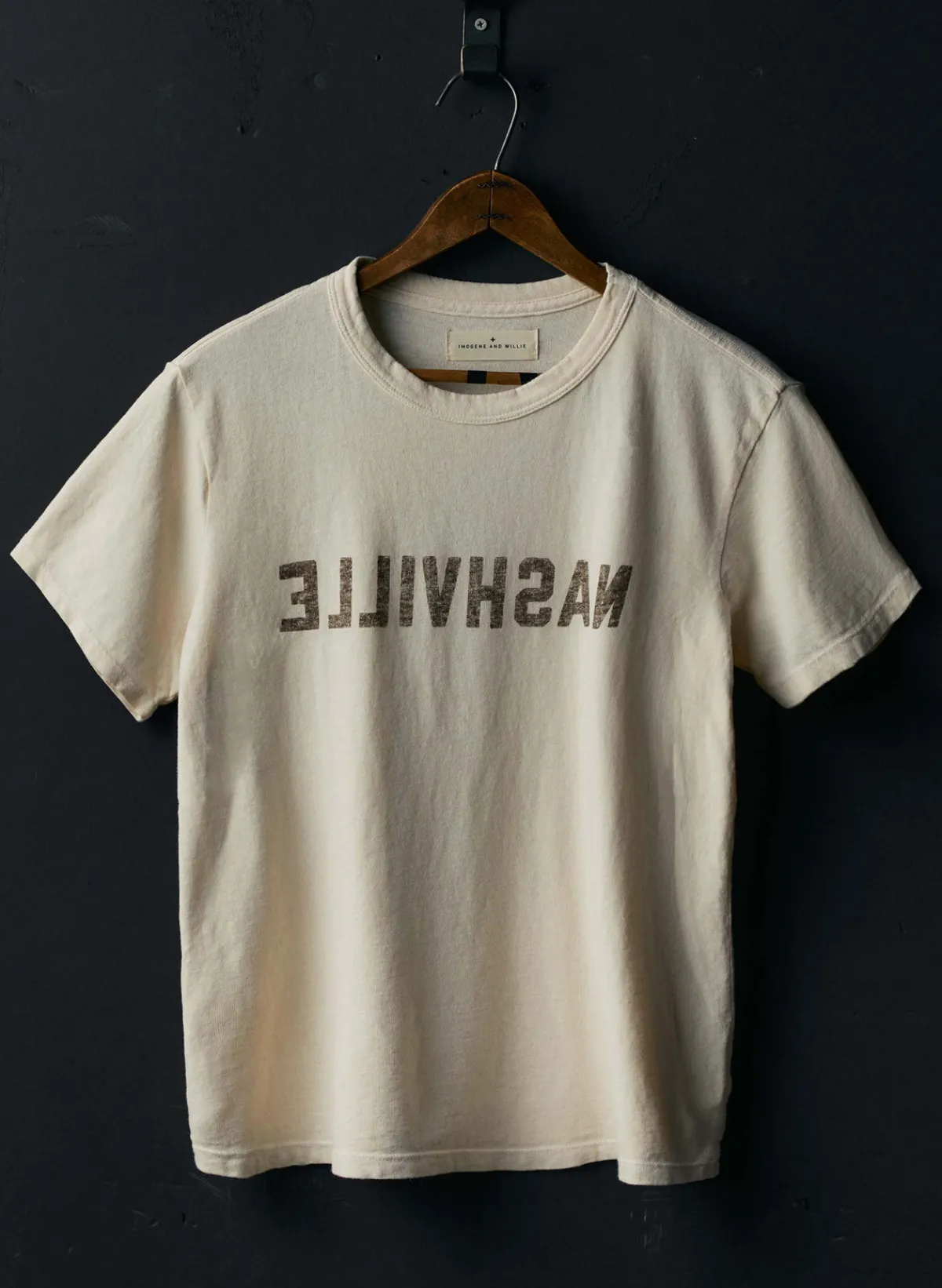 Women Imogene + Willie the "nashville" tee in vintage white