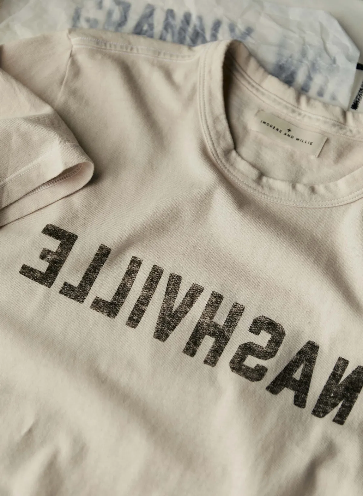 Women Imogene + Willie the "nashville" tee in vintage white