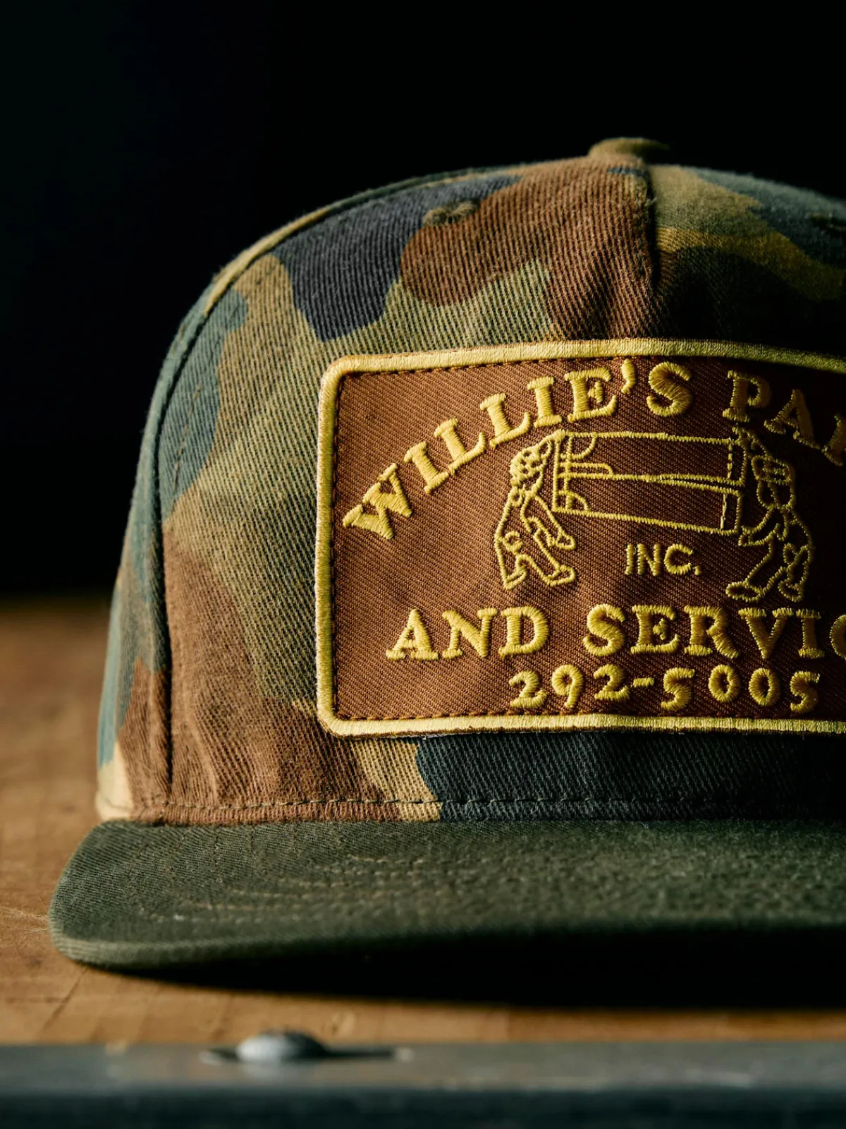 Women Imogene + Willie the "parts and service" trucker