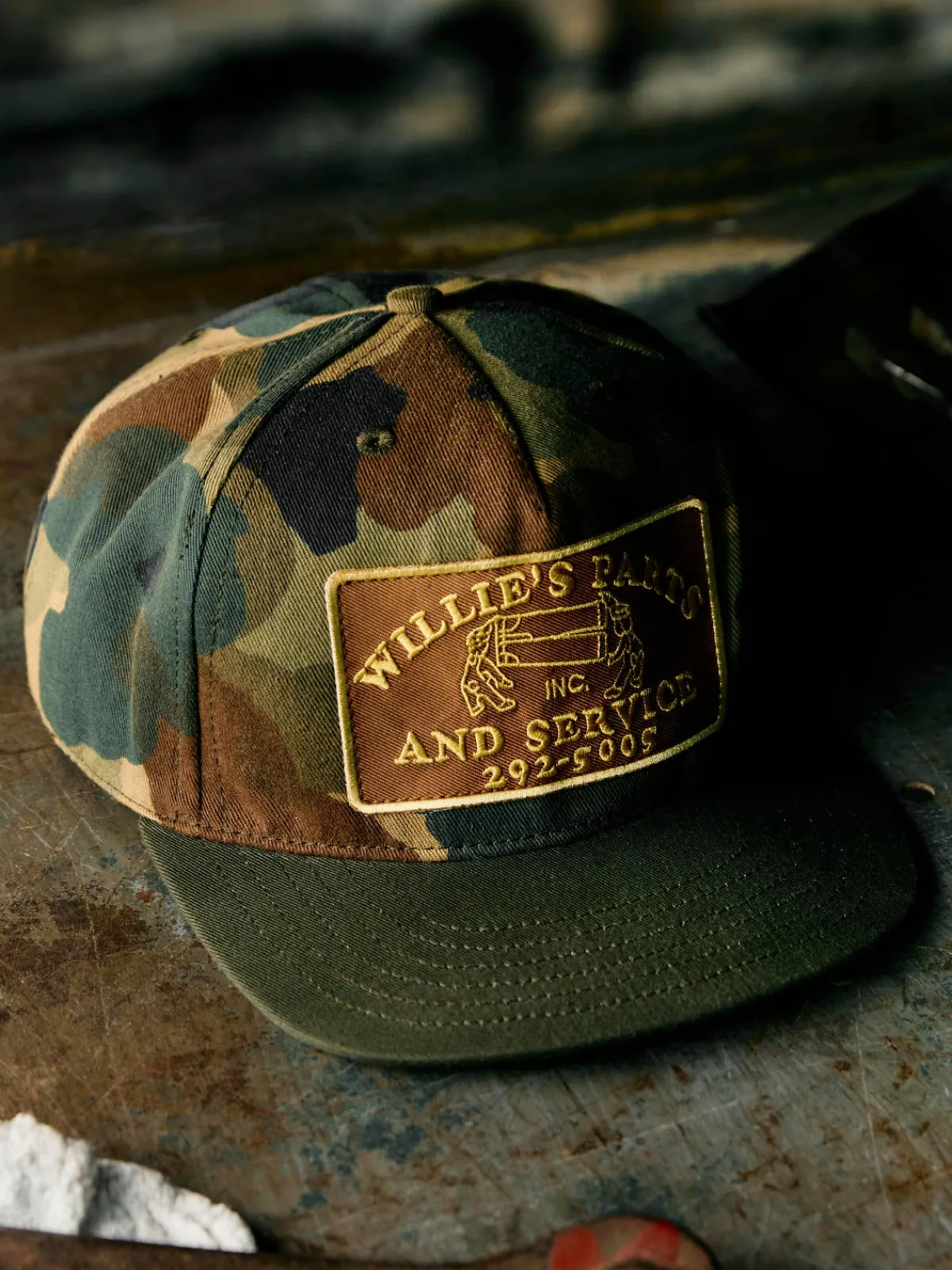 Women Imogene + Willie the "parts and service" trucker