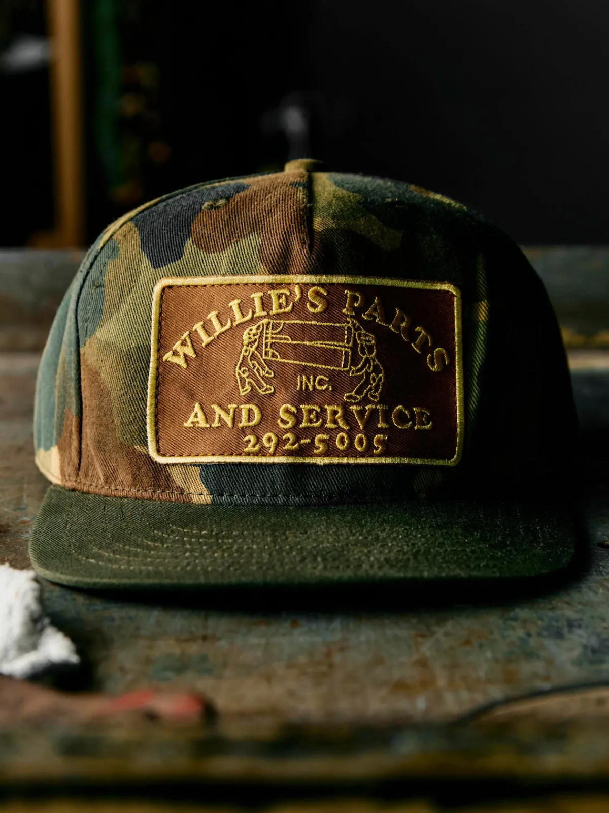 Women Imogene + Willie the "parts and service" trucker