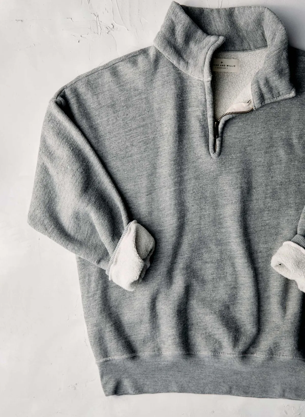 Women Imogene + Willie the quarter zip heather pullover