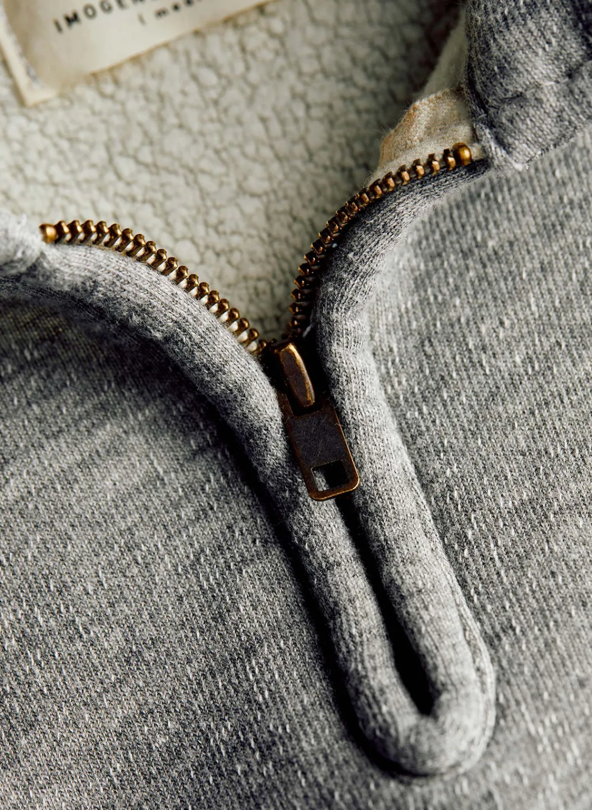Women Imogene + Willie the quarter zip heather pullover