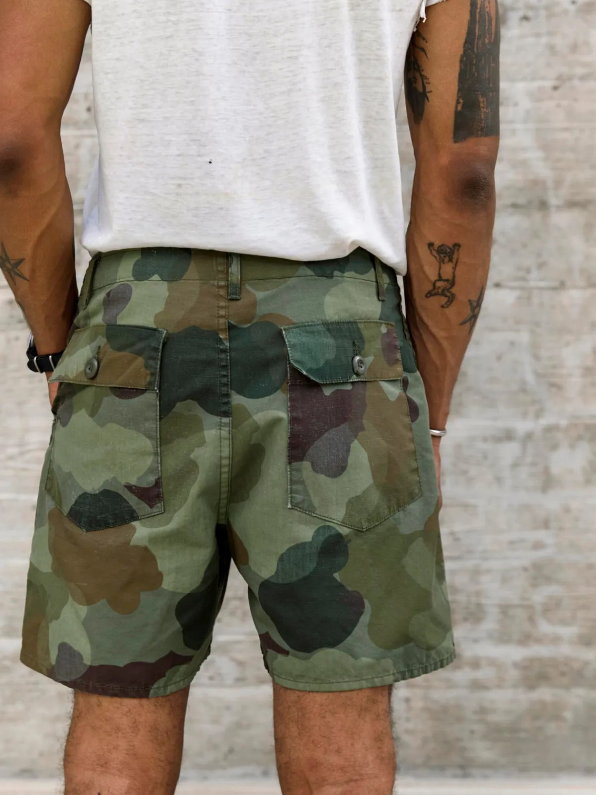 Imogene + Willie the ripstop fatigue short in painted camo