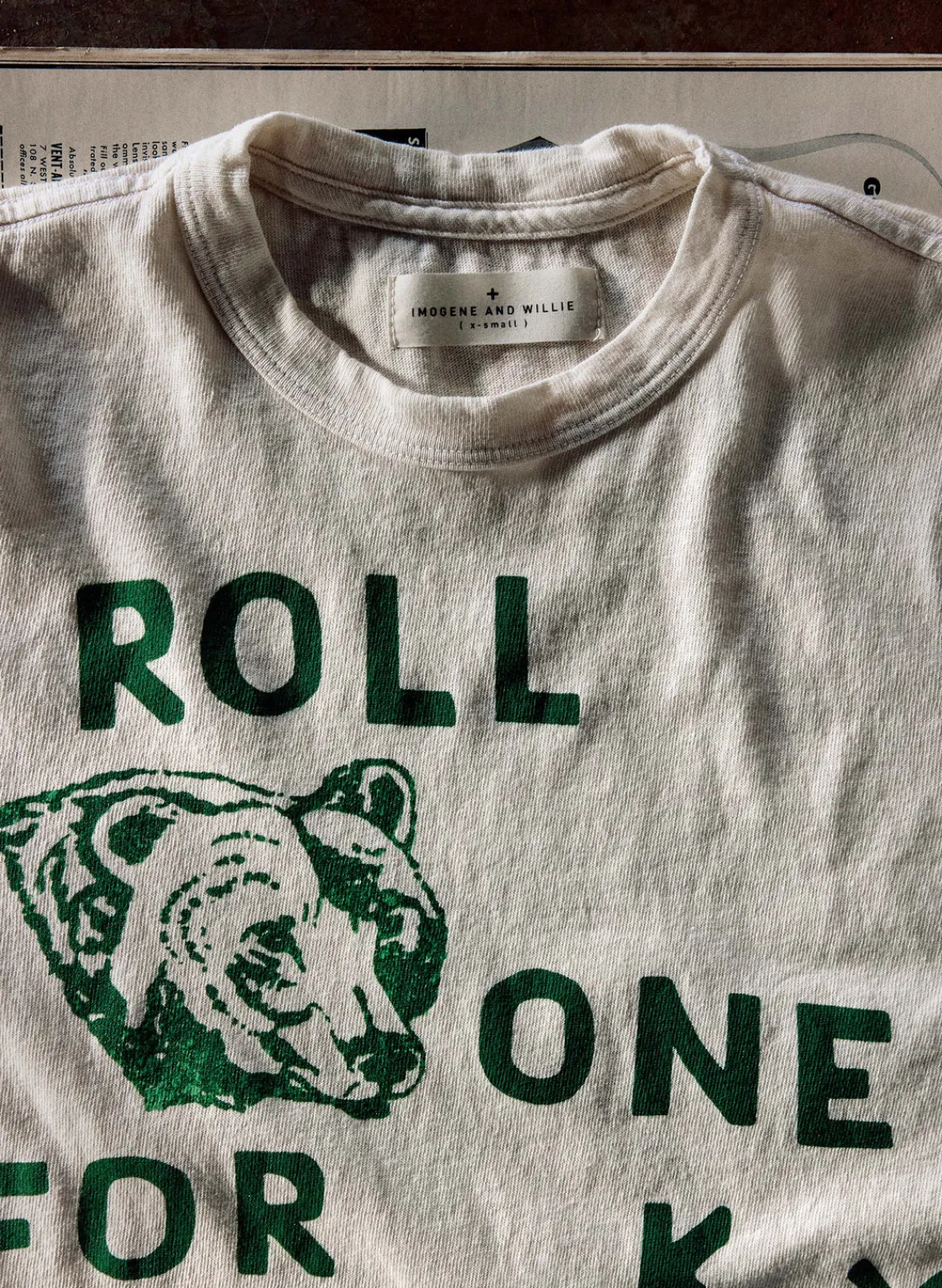 Women Imogene + Willie the "roll one" tee