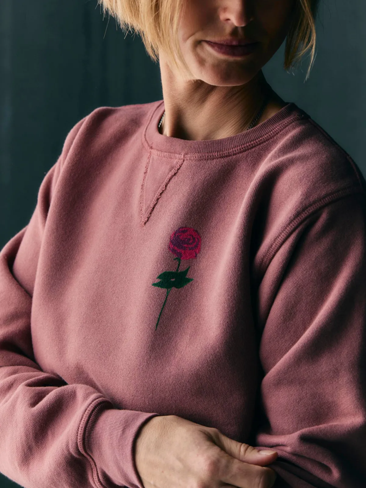 Women Imogene + Willie the "rose" penny sweatshirt