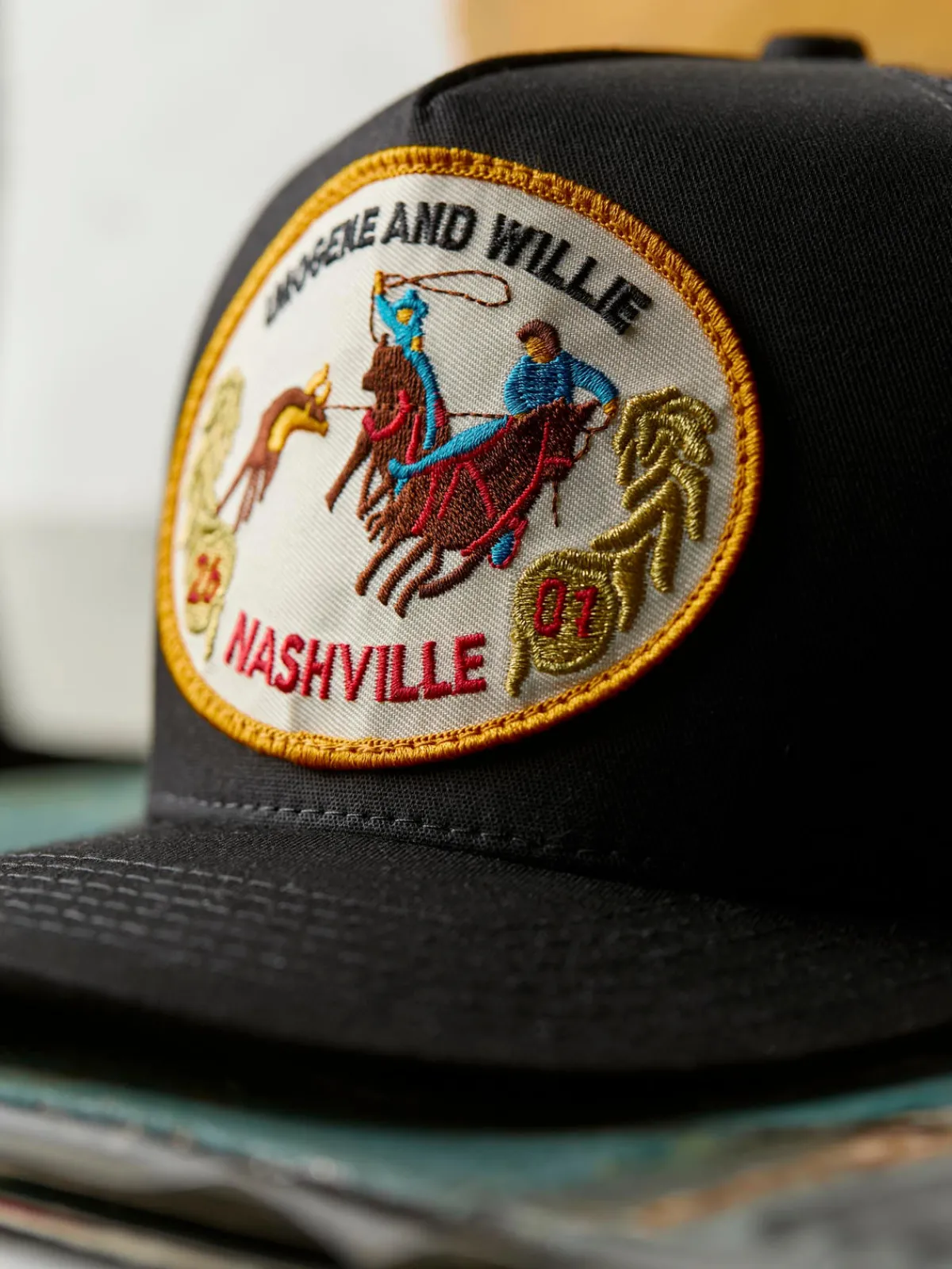 Women Imogene + Willie the "roundup" trucker