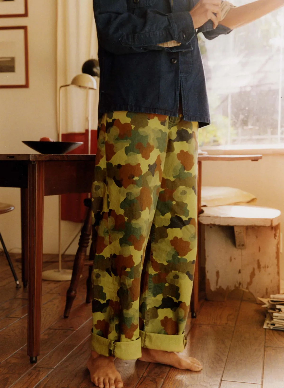 Women Imogene + Willie the sonora painted camo trouser