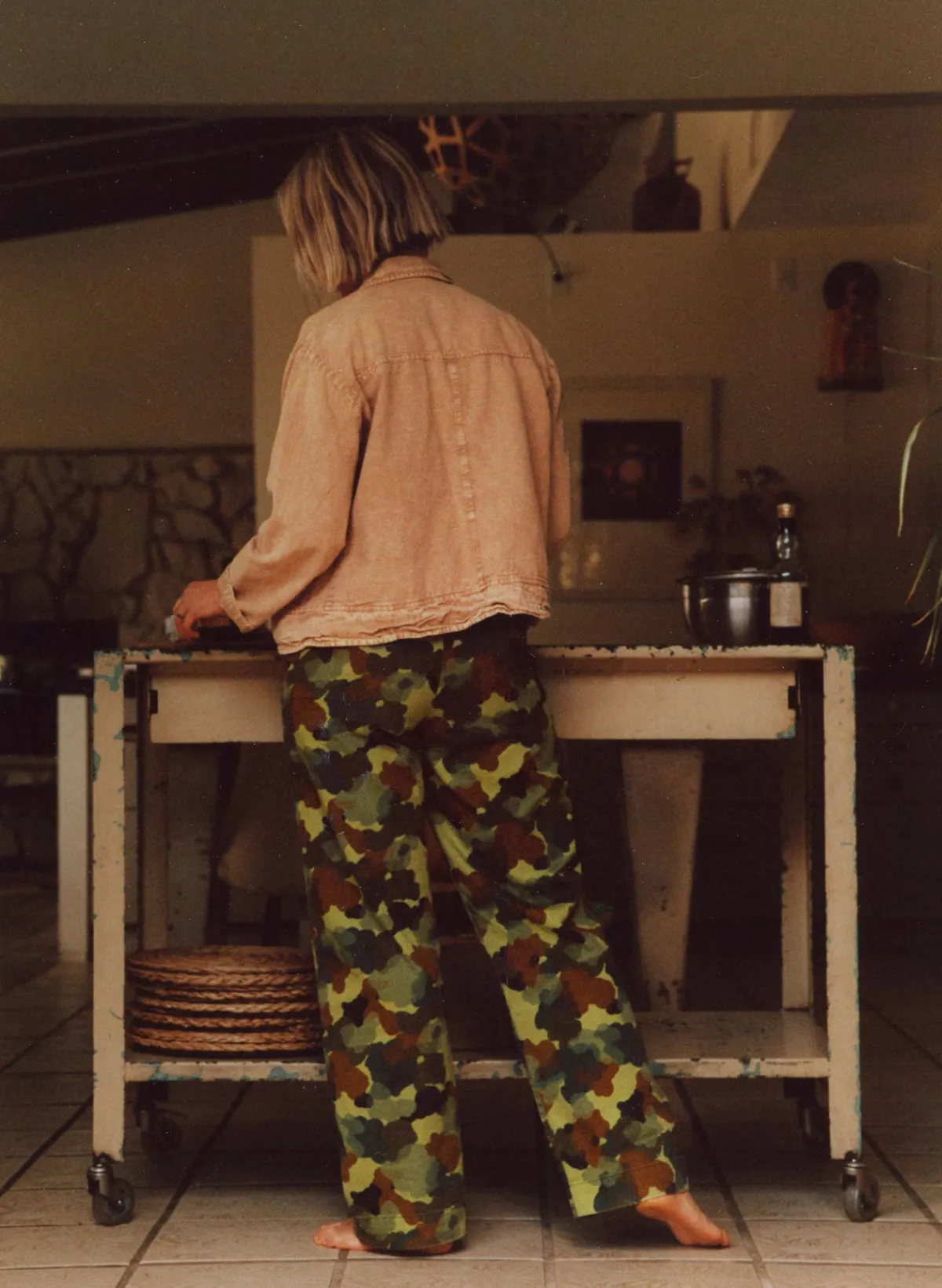 Women Imogene + Willie the sonora painted camo trouser