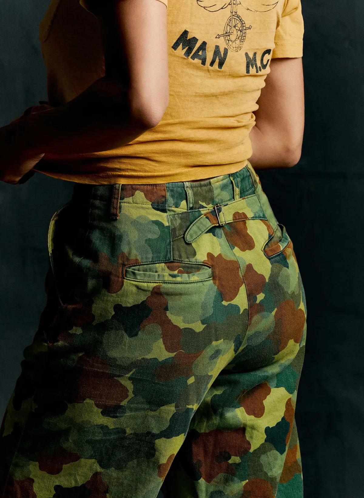 Women Imogene + Willie the sonora painted camo trouser