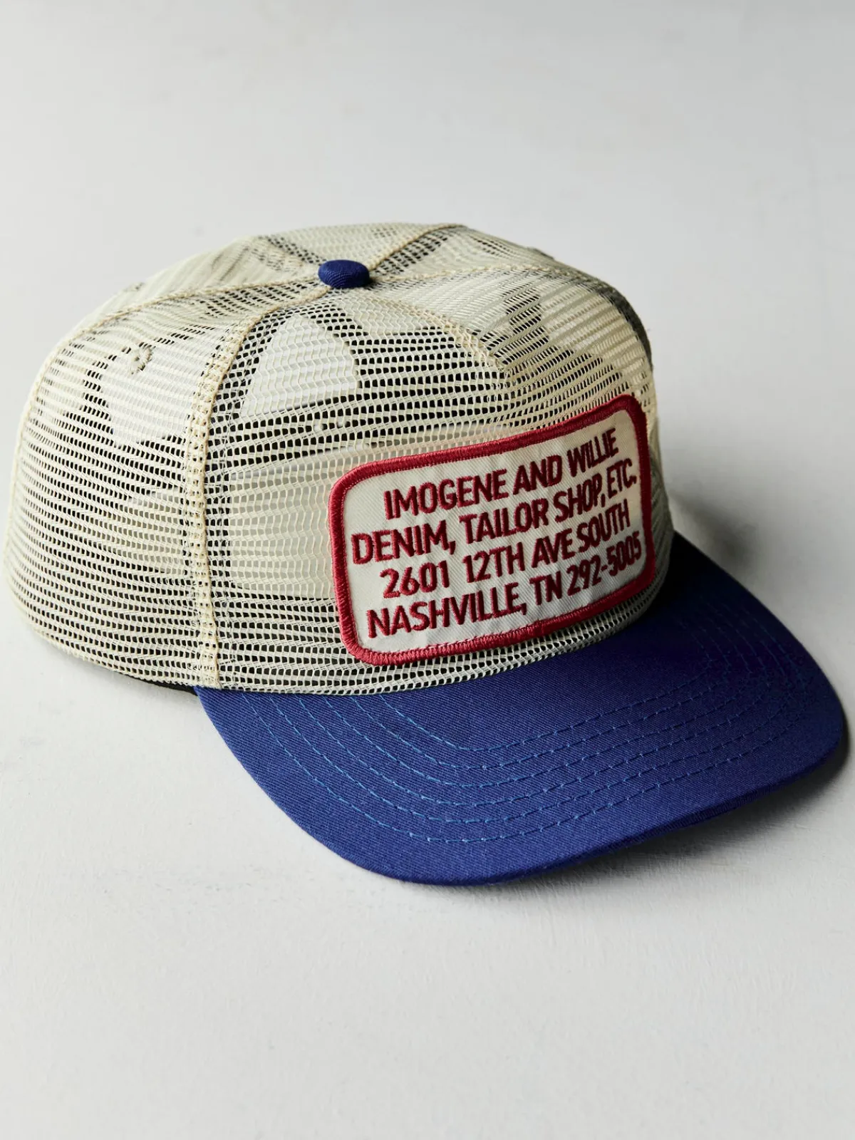 Women Imogene + Willie the "tailor shop" mesh trucker