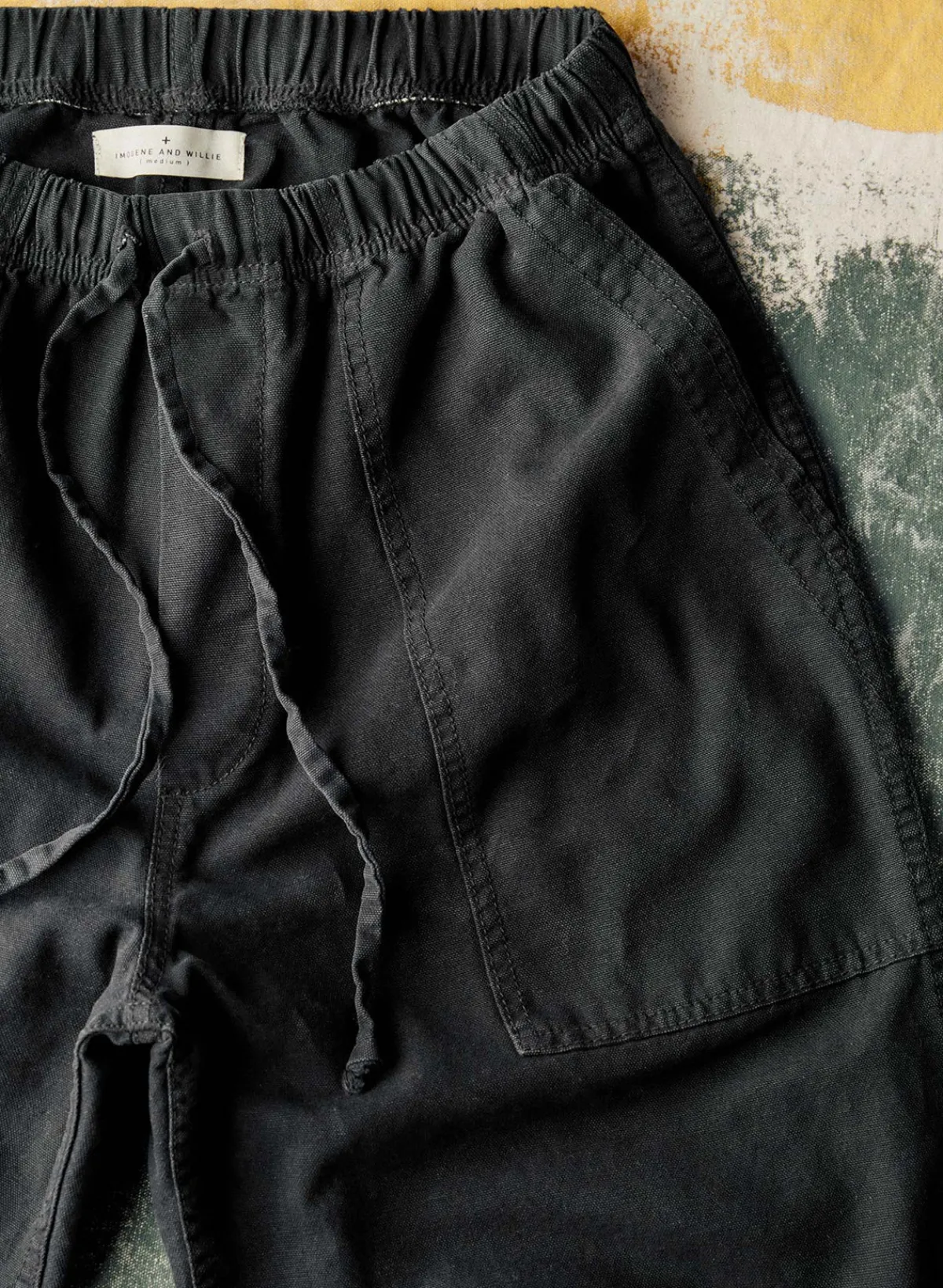 Women Imogene + Willie the ventura chore pant in faded black