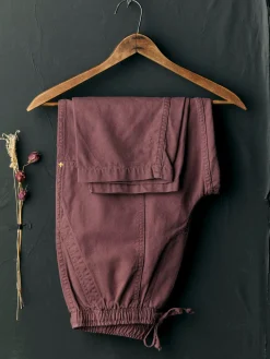 Imogene + Willie the ventura chore pant in dark mauve