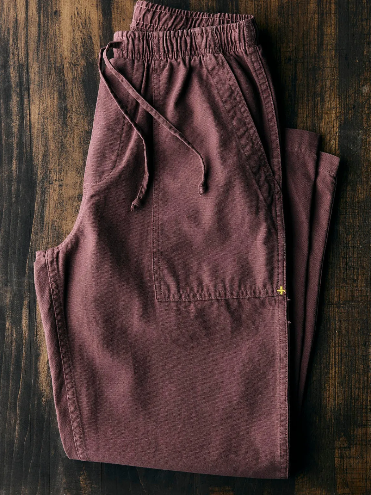 Imogene + Willie the ventura chore pant in dark mauve