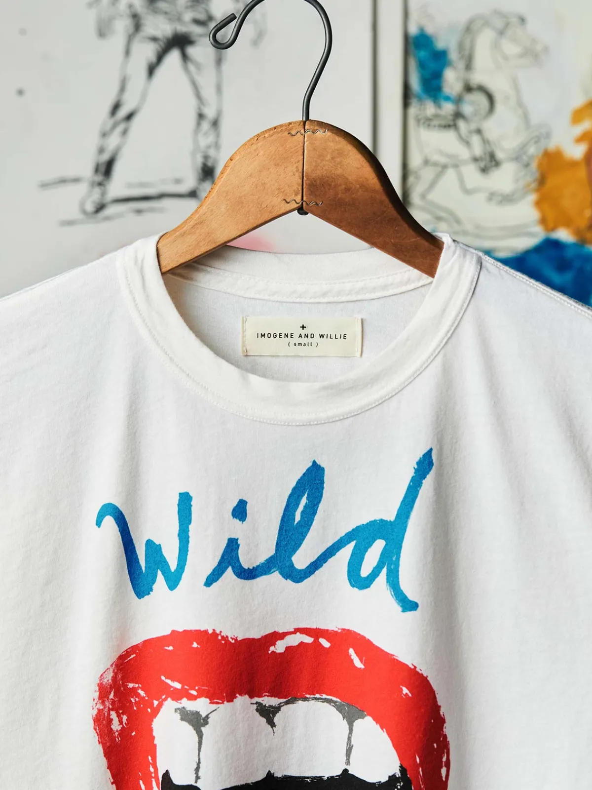 Women Imogene + Willie the "wild horses" tee