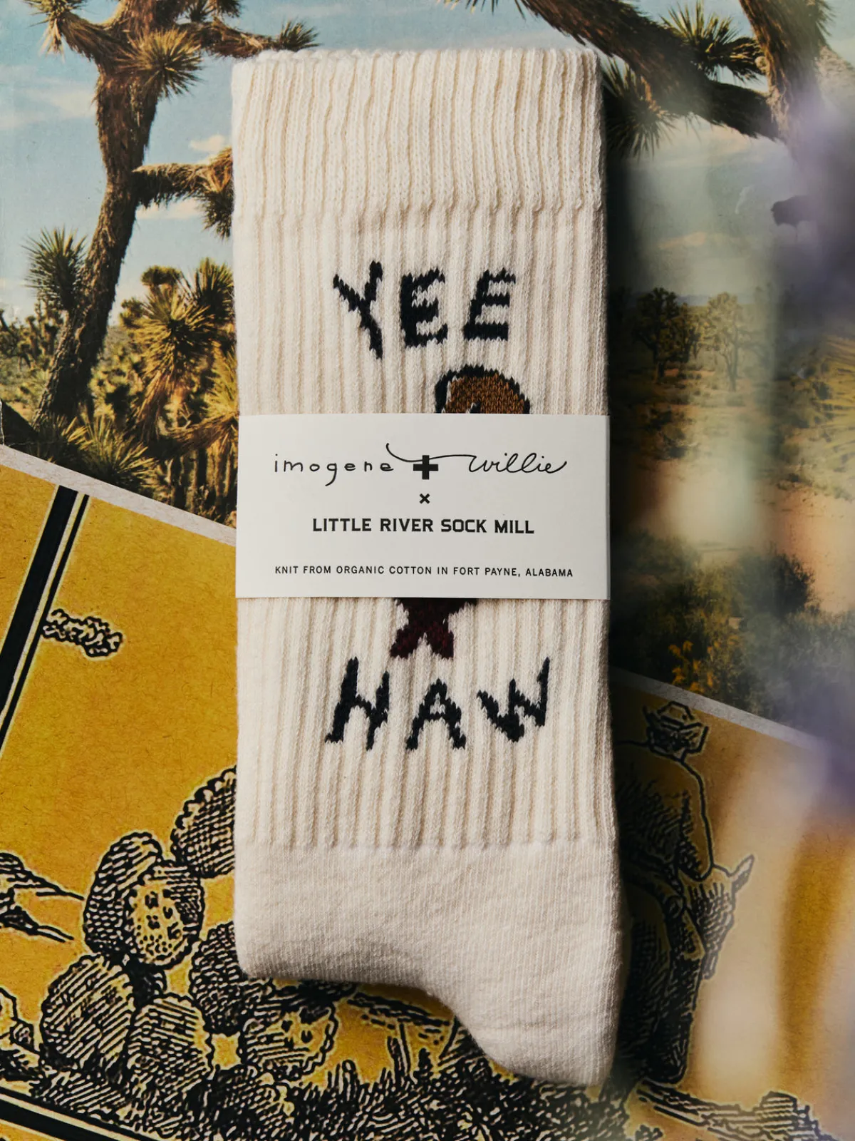 Women Imogene + Willie the "yee haw" sock