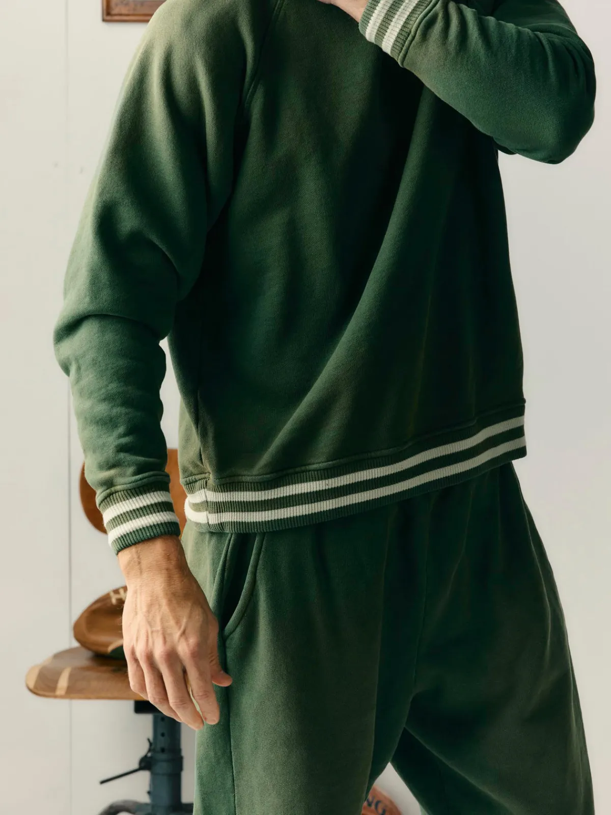 Imogene + Willie varsity ribbed crew