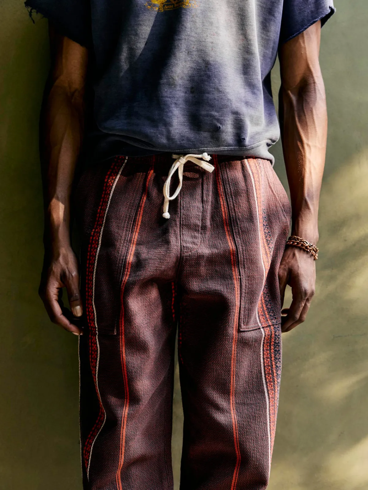 Imogene + Willie ventura chore pant in lagos stripe