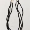 Women Imogene + Willie vintage black trade bead necklace