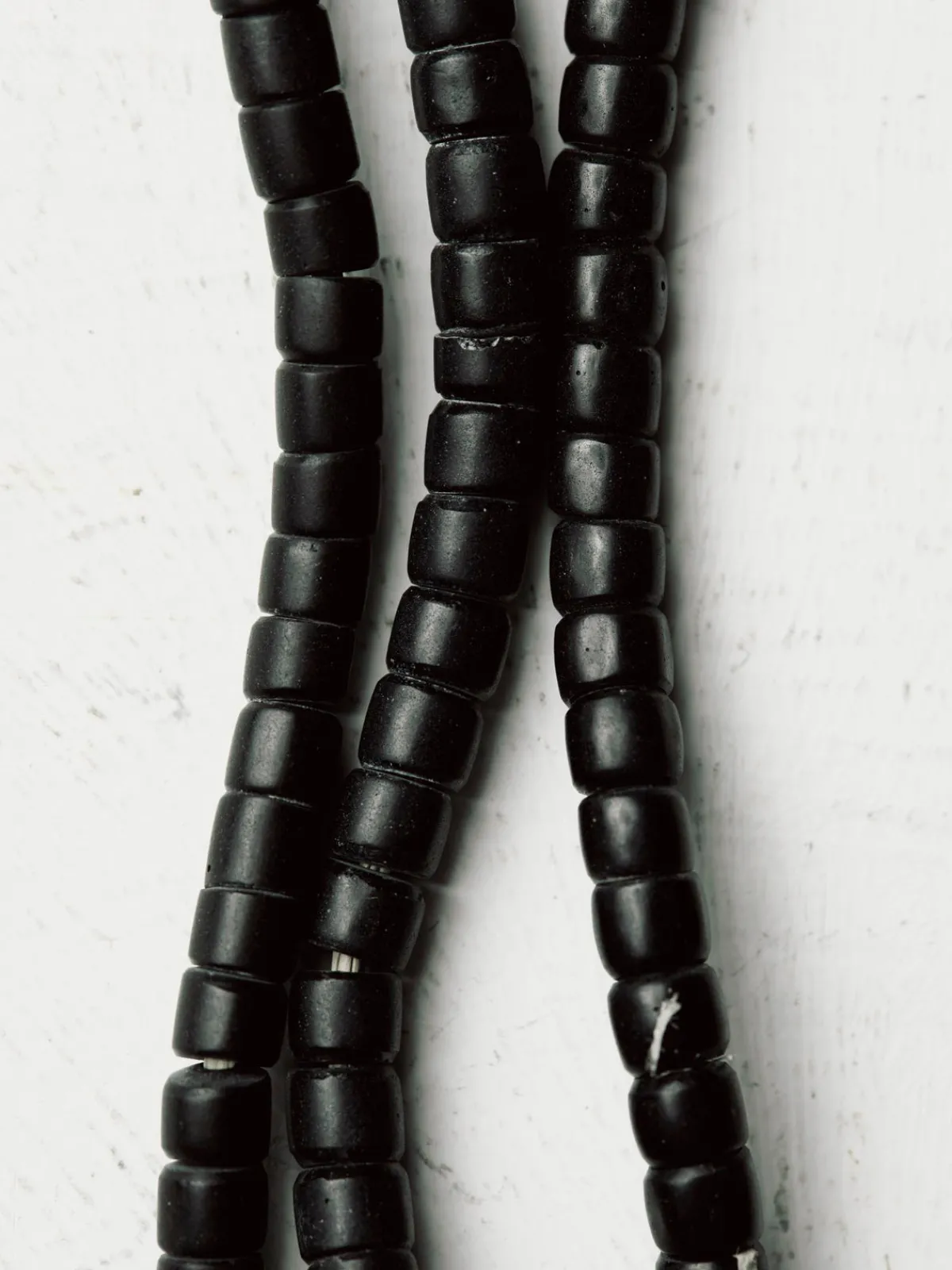 Women Imogene + Willie vintage black trade bead necklace