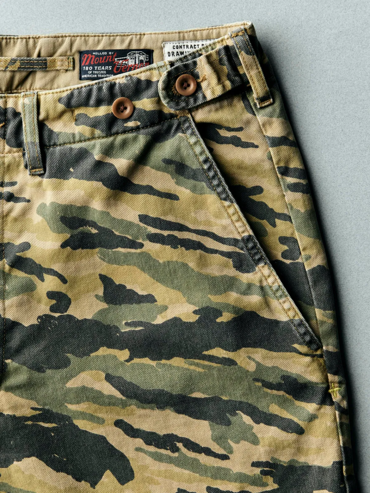 Imogene + Willie wilkison trouser in brushstroke camo